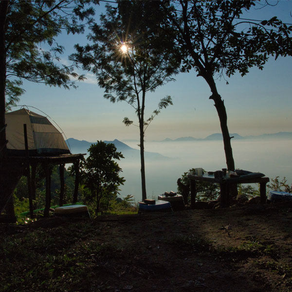 Kumbakarai - Vellagavi - Kodaikanal- (Camp stay)